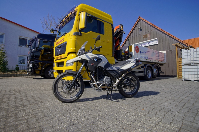 Motorrad Abfahrtkontrolle Bremse 